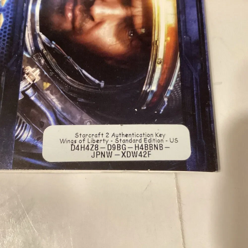 starcraft 2 wings of liberty pc w/manual